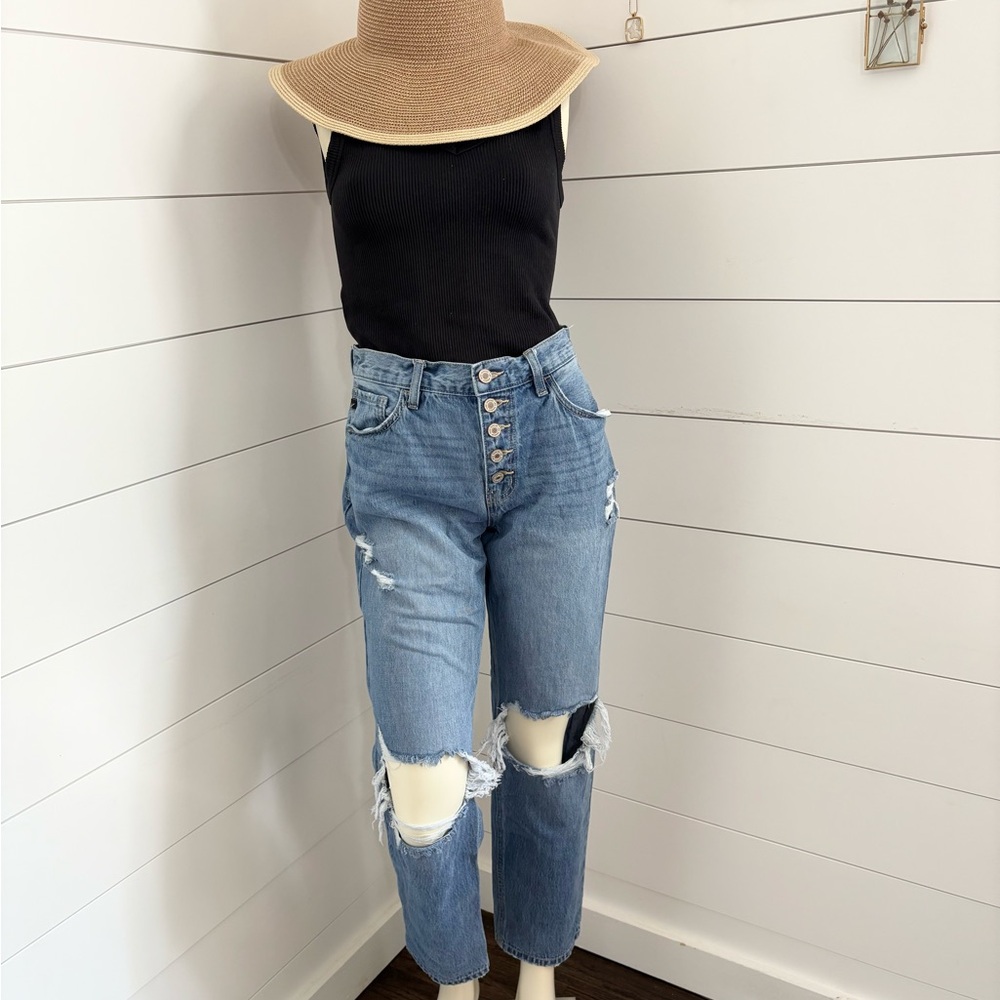 KanCan Distressed Blue Jeans